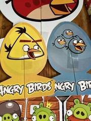 Angry Birds Happy Birthday Confetti Decorations Favors Bags Tablecloth Lot