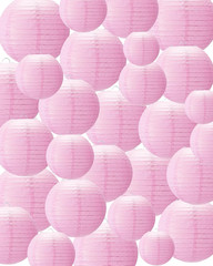 48 Pcs Paper Lanterns Party Decorations Chinese Lanterns round Paper Decor 4/6/8