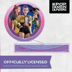 Kpop Demon Hunters Birthday Decorations | Kpop Demon Hunters Plates and Napkins,
