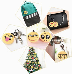 36 Pack Party Favor Plush Keychains Mini Pillows Key Ring for Birthday Event Par