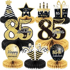 9 Pieces 85th Birthday decorations 75th birthday centerpieces