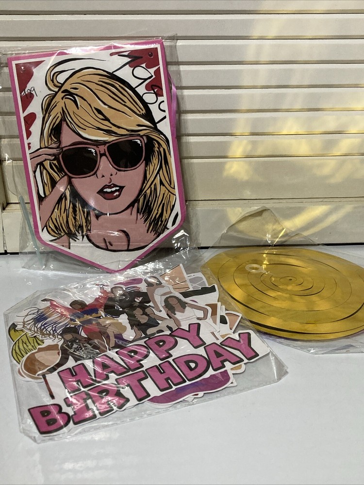 Taylor Swift Party Decor Foil Ceiling Swirls Birthday