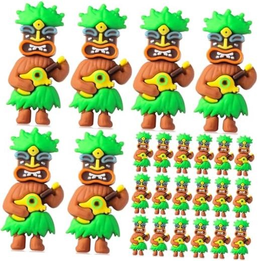 Mini Tiki Statue Figurines Tiki Bar Party Decorations Summer Luau 25 Hawaii
