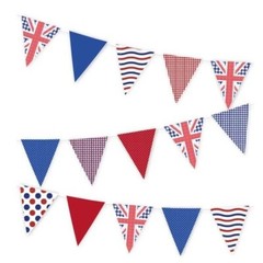 UNION JACK FLAG BANNER BRITISH ENGLAND ROYAL HANGING PARTY DECORATION 4M