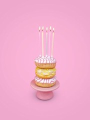 Talking Tables Pack of 16 – Size 10cm Pastel Birthday Candles Colors
