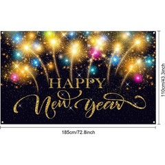 Happy New Year Party Decoration Supplies Happy New Year Eve Banner for 2026
