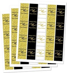 60th Birthday Miniatures Candy Bar Wrapper (Set of 60) CANDY NOT INCLUDED