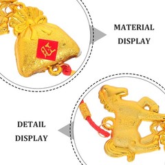 6pcs Chinese New Year Hanging Ornaments: Spring Festival Lucky Pendants for