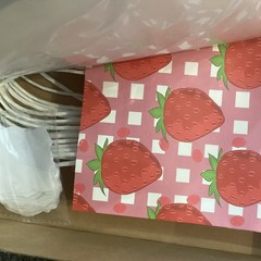 Landical 159Pcs Cute Strawberry Theme 1st Birthday NOB FREE SHIPPING GOODIE BAGS