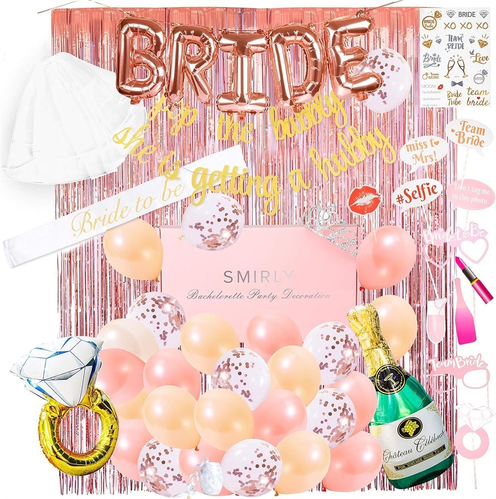 Bridal Show / Bachelorette Party Supplies Decorations Decor w Balloons Photo Set