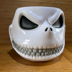 Disney Nightmare Before Christmas Jack Skellington Candy Bowl Skull Halloween