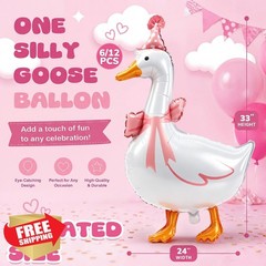Soulchen 6 Pink Silly Goose Balloons