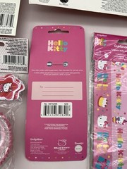 Hello Kitty supplies Candles, Award Ribbon, Garland, Cookie Cutters. NOS