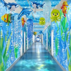 20 Pcs Under the Sea Party Decorations | Ocean Birthday Decor, Jellyfish Lantern