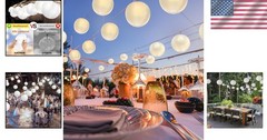 20 Pack 10″ Waterproof White Silk Lanterns for Elegant Outdoor Events