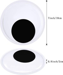 7 Inch Giant Googly Eyes Self Adhesive 18cm Big Wiggle Eyes Large Sticky Eyes fo