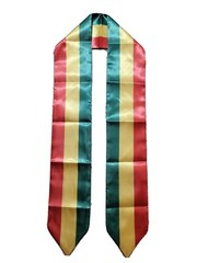 Ethiopian flag graduation sash/stole high quality
