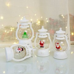 4/2× LED Christmas Hand-held Lamp Night Light Lantern Decor w/ Batteries Gift US