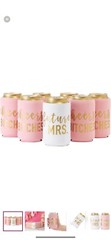 BLUE PANDA 12-Pack Insulated Beer Can Cooler Sleeves, 12 oz, Bachelorette
