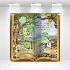 Winnie the Pooh Backdrop Birthday Background Photo Party Banner Studio Decor
