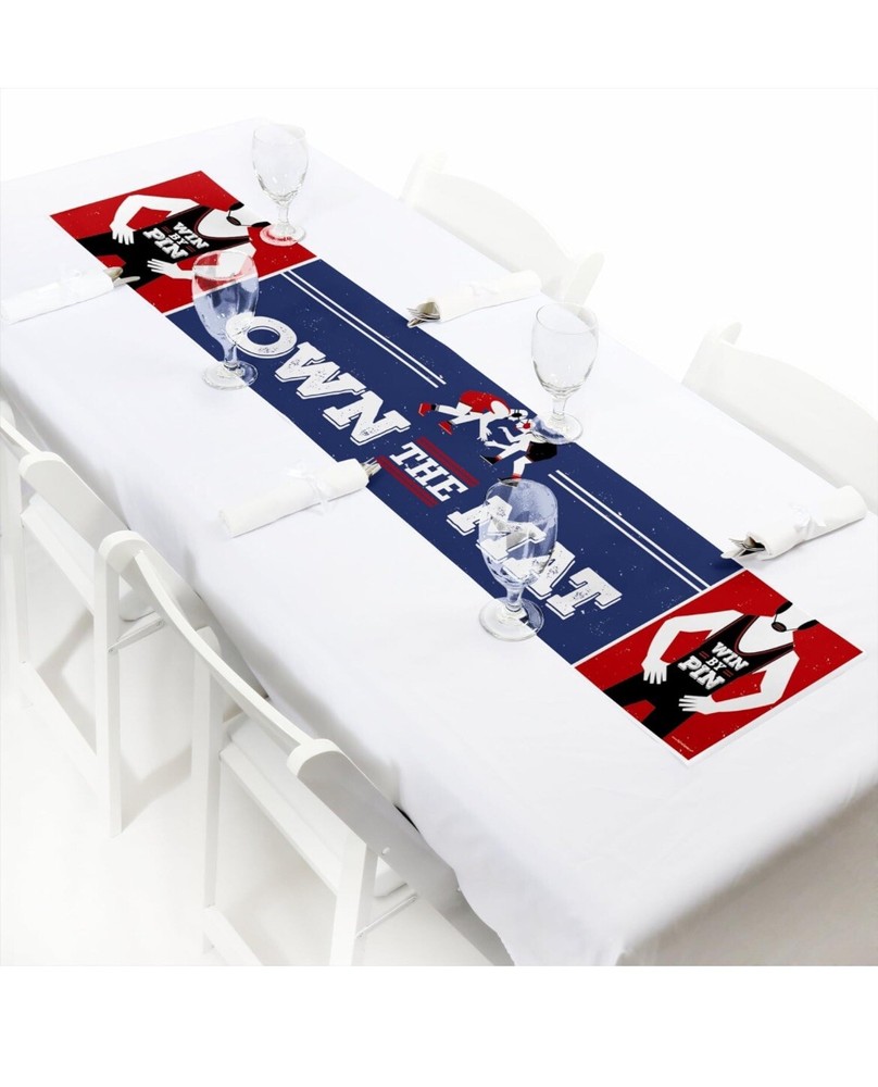 Big Dot Party Banner Wrestling- Own The Mat