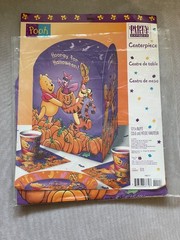 Vintage Winnie the Pooh Halloween Centerpiece Large Cardboard Tigger Piglet