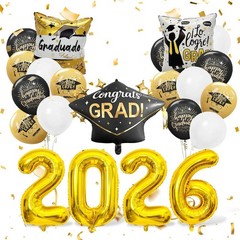 22pcs Graduation Party Balloons,2026 Graduation Party,College & High School Grad