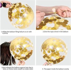 10th Gradient Color Balloons with Happy Banner and Party Supplies for Girls &…