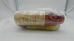 Graduation Party Supplies Dinnerware Set Red Plates Napkins Cups Banner Decor