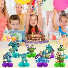 Monsters University Honeycomb Centerpieces Table Toppers Decore Birthday Party