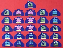 Video Game Hallmark Centerpiece Birthday Party Invaders 12″ NOS (38) Place Cards
