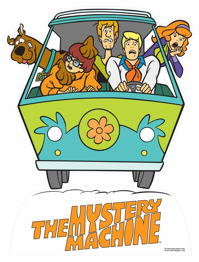 Fred’s Mystery Machine Van Official Scooby Doo Cardboard Cutout / Standee