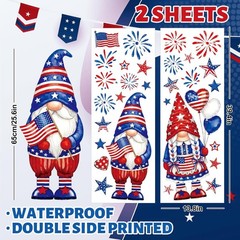 JarThenaAMCS 13.8 x 39.4» Extra Large Patriotic x 39.4 inch, Red, Blue