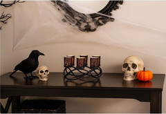 Halloween Decorations for Indoor Gothic Table Centerpieces, Black | Spooky Witch
