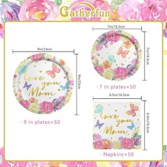 Happy Mother’s Day Tableware Pack – 50 Count