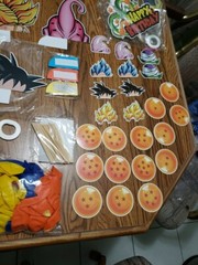 Dragon Ball Z Party Supplies Over 50 Pieces 24 Balloons, 24 Cupcake Toppers New