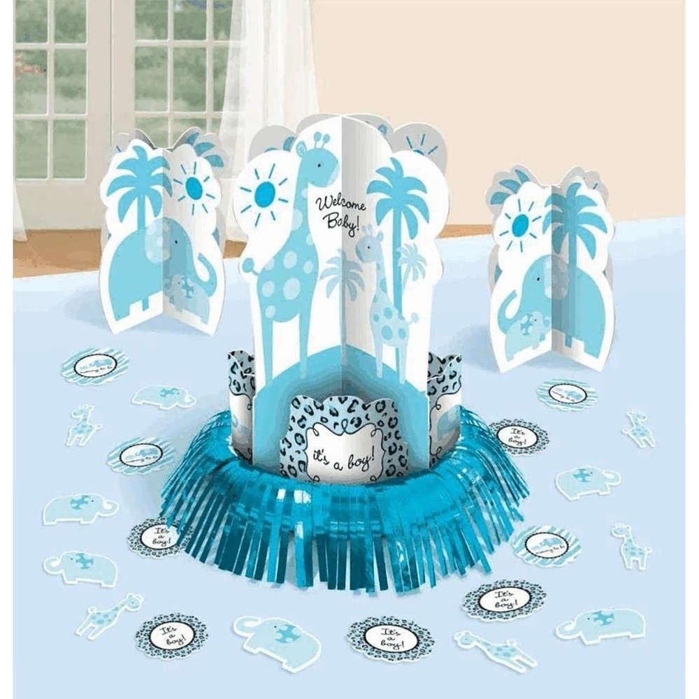 Sweet Safari Welcome Baby Centerpiece Table Top Decoration Shower Decor 3 Pc