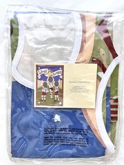 Pottery Barn Kids Soccer Picture Banner World Champs Hole in Faces for Photos