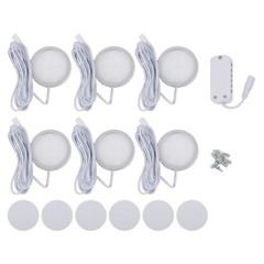 Aesthetic and Functional 6PCS Puck Lights Set for Home Interior Spaces