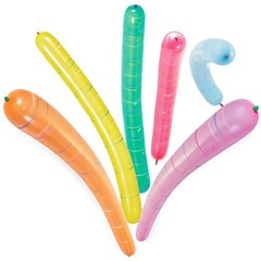 100pcs Rocket Balloons with Two Air Pump Colorful Giant Rocket Balloons for P…
