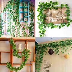 ZWYOQI 84 feet Artificial Vines Greenery Garland Fake Scindapsus/12 Strands