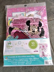 Minnie Mouse 1st Birthday Decorating Kit Balloons Banner More Baby Girl Lot