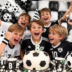 HKYOOD 36pcs Black and White Square Foil Balloons Wall Backdrop with 114pcs S…