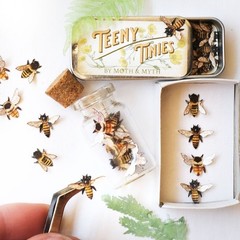 48 Mini Bumble Bee Cutouts Realistic Paper Decorations FREESHIP USA
