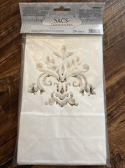 Luminary Bags Amscan 24 Pcs Wedding Baptism Party OutdoorDecorating NEW Holiday