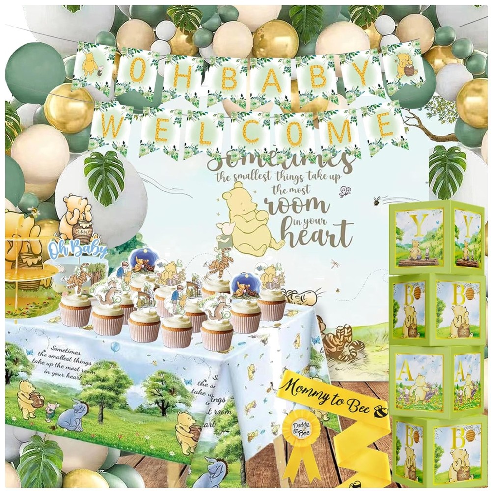 Winnie Baby Shower Decorations Kit