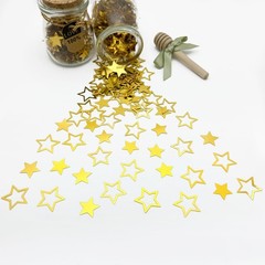Gold Star Confetti Glitter Sprinkles PVC FivePointed Scatter Decor
