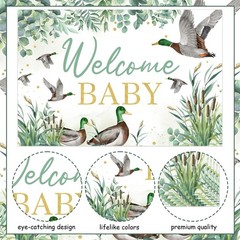 Duck Hunting Baby Shower Decorations Sage Green Mallard Duck Baby Shower Ball…