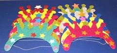 GLITTER FOAM TIARA PRINCESS CROWN HAT HEADBAND COSTUME BIRTHDAY PARTY 10 PACK