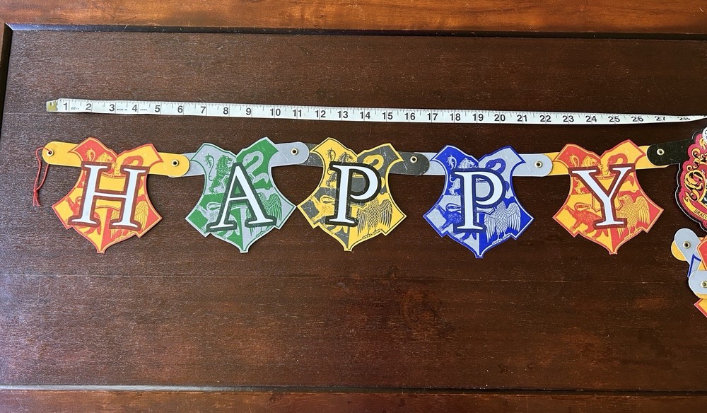 Harry Potter Happy Birthday Banner Party Decor